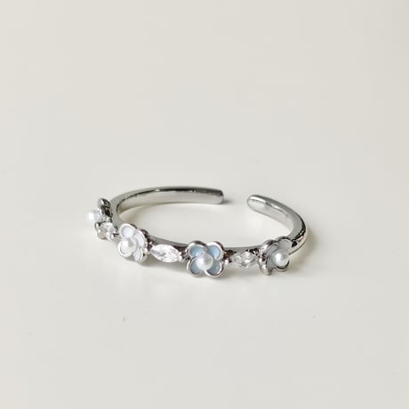 Flower tiara ring【R0353】