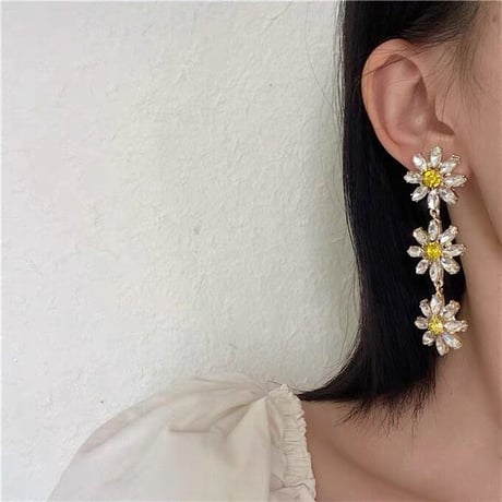Clear daisy pierce 【R0021】