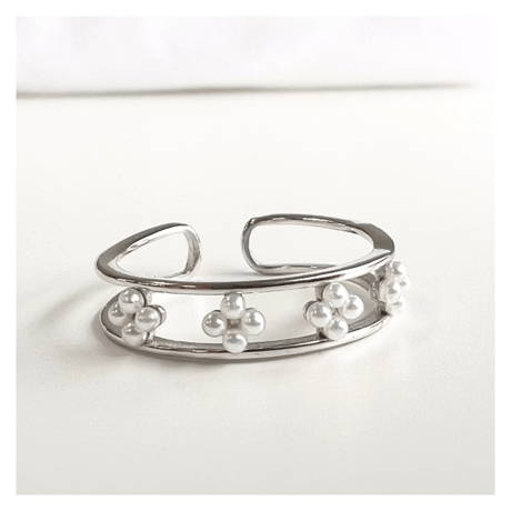 Puchi flower tiara ring【R0191】