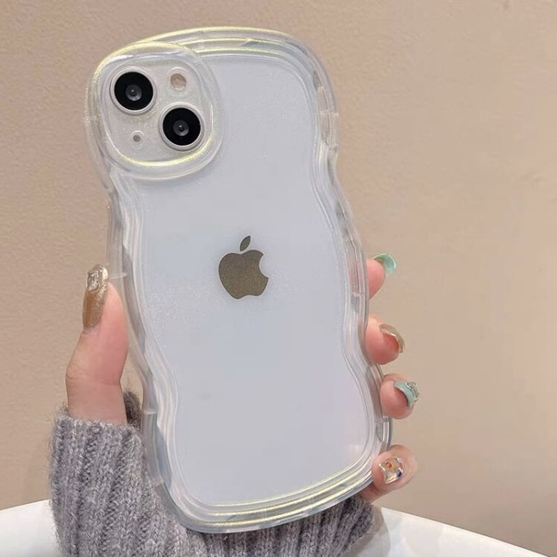 moka① クリアケースまとめ モコモコ オーロラクリアケース【C0337】 | MOA