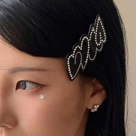 Connect heart hair pin【R0416】