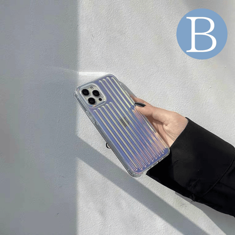 Clear aurora line case【C0041】