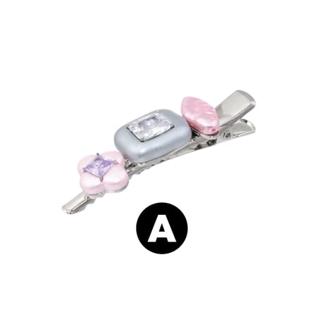 Stone cute hair pin【R0524】