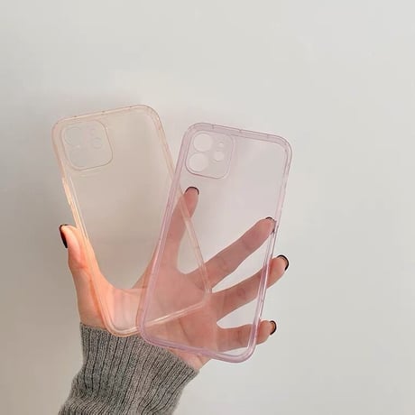 Simple pale clear case【C0025】