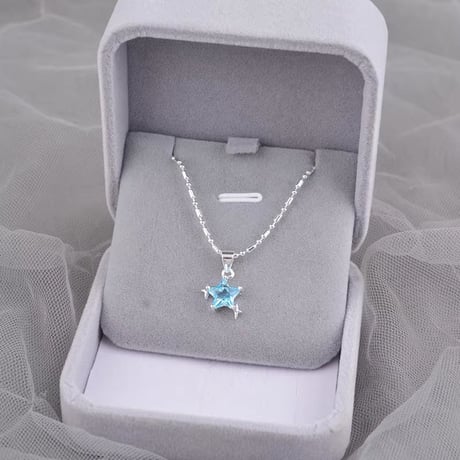 Blue star necklace【R0503】