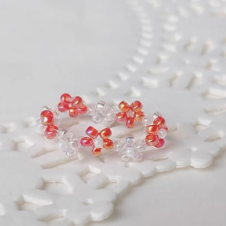 Flower beads ring【R0319】