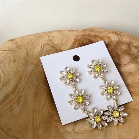 Clear daisy pierce 【R0021】