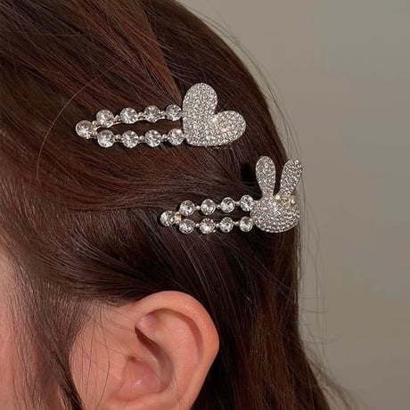 キラキラ cute hair pin【R0446】