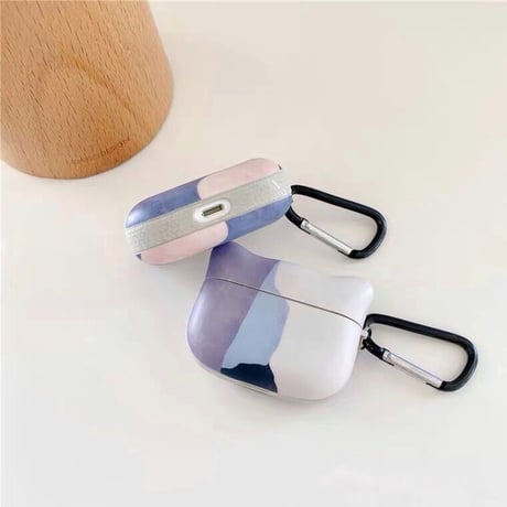 Art cat silhouette Airpods case【P0056】