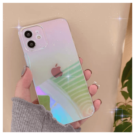 Clear aurora iPhone case【C0094】