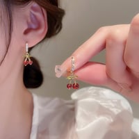 Cherry hoop pierce【R0477】