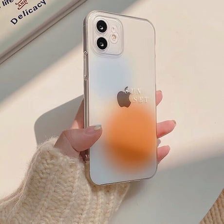 Sunset clear case【C0096】