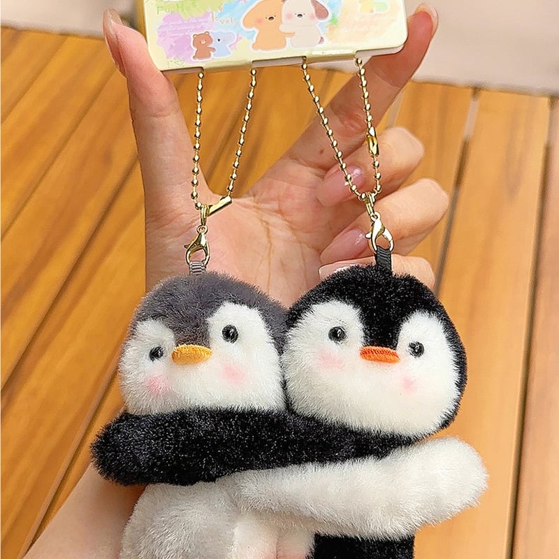 新品　ペンギンコレクション　ストラップ　キーホルダー　9種類　90個セット ギュッとペンギンキーホルダー【S0053】 | MOA