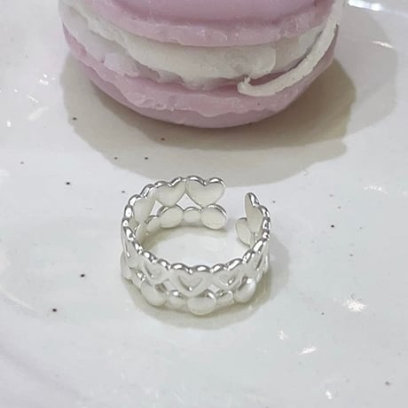 Cute silver ring【R0497】