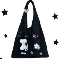 デコメッシュトートバッグ【F0048】