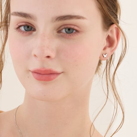 SILVER BUTTERFLY PIERCE【R0400】