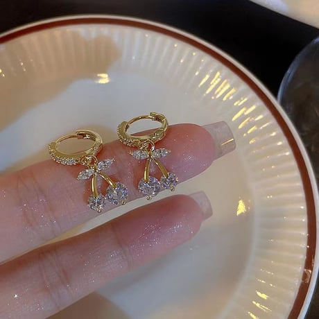 Cherry hoop pierce【R0477】