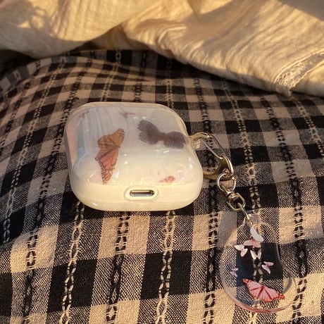 バタフライシェル♡Airpods case【P0132】