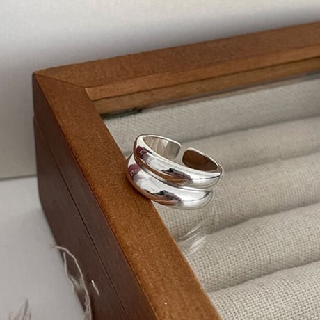 Block cuff ring【R0345】