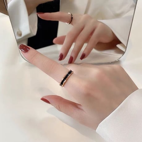 Simple color line ring【R0152】