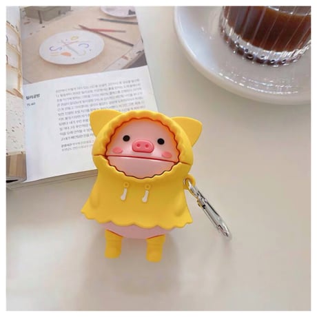Cute♡レインコートAirpods case【P0014】
