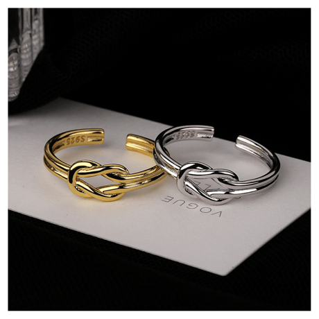 Crochet  silver ring 【R0171】
