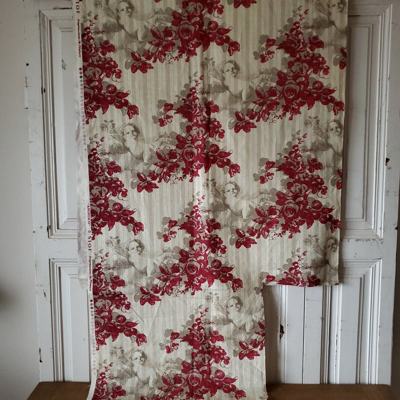 フランスアンティーク トワルドジュイ カーテン ファブリック