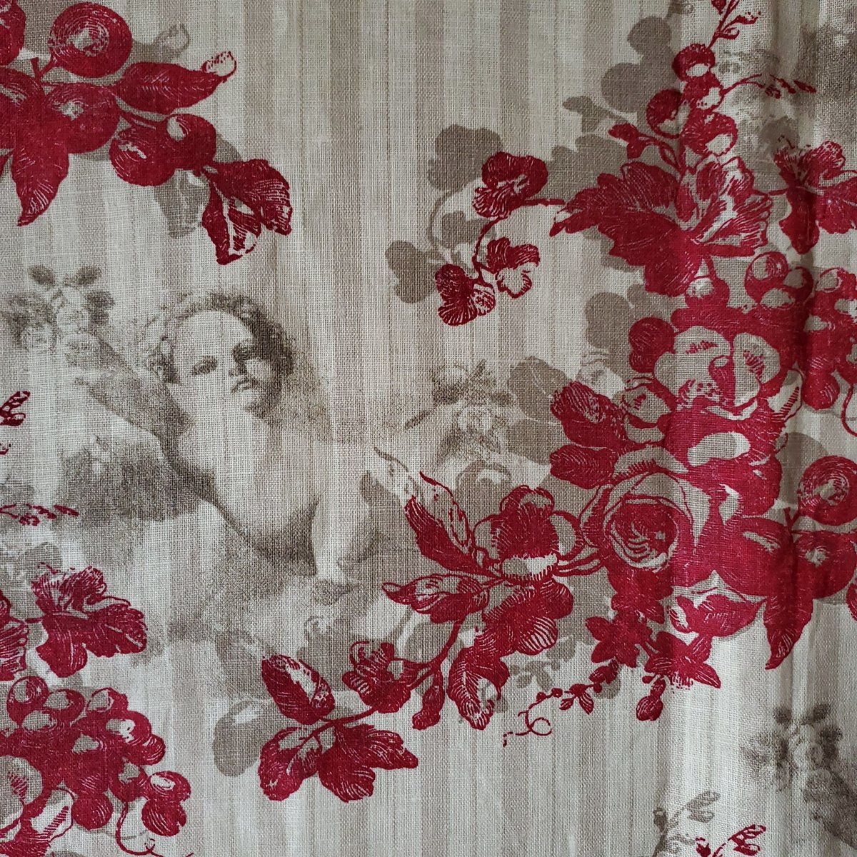 フランス アンティーク❣️トワルドジュイ 天使 犬