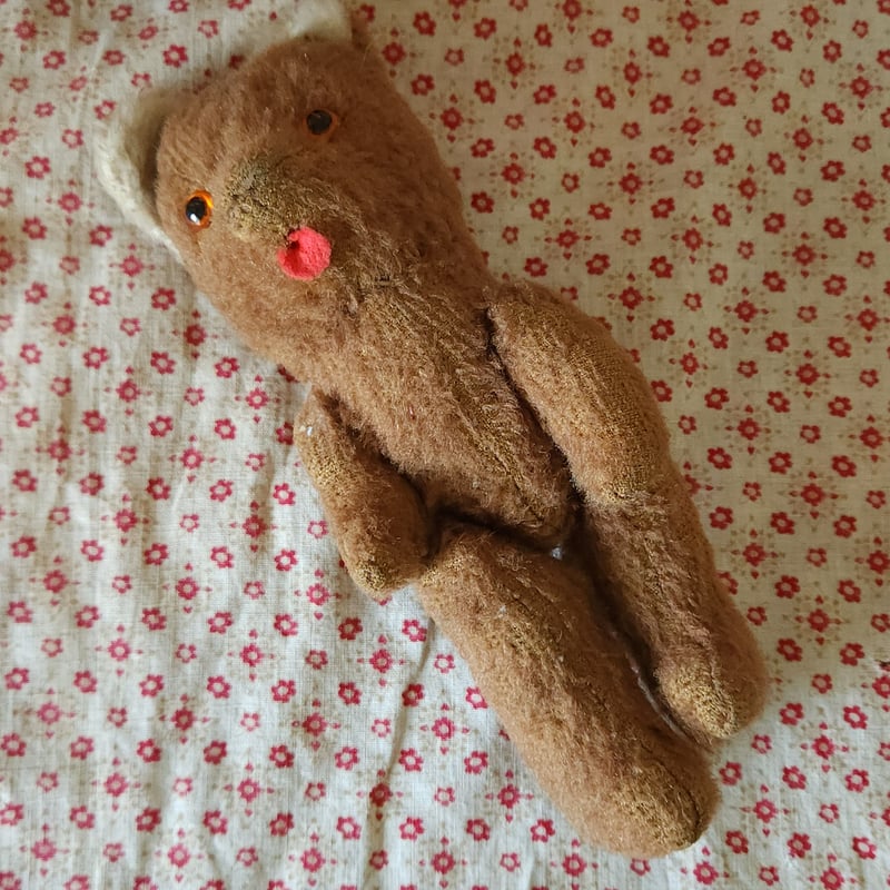 舌をしまい忘れたピーナッツベアちゃん | リボンときどきネコ