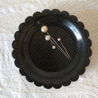 ナポレオンⅢ世様式パピエマシェのトレイ