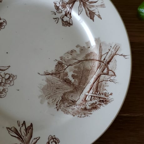 Creil&Montereau クレイユモントロー 桜のプレート