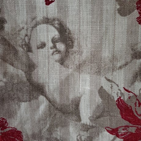 トワルドジュイ(Toile de jouy)薔薇と天使