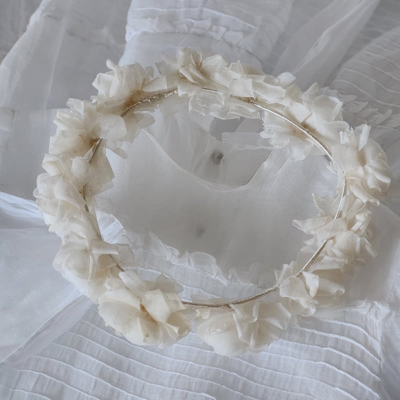 コミュニオン布花の花冠/大 | リボンときどきネコ