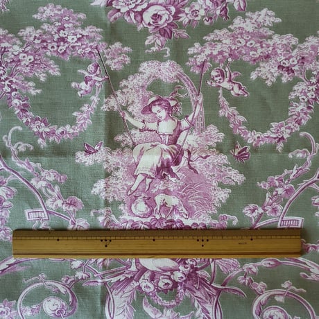 トワルドジュイ(Toile de jouy)ブランコの少女