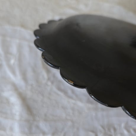 ナポレオンⅢ世様式パピエマシェのトレイ