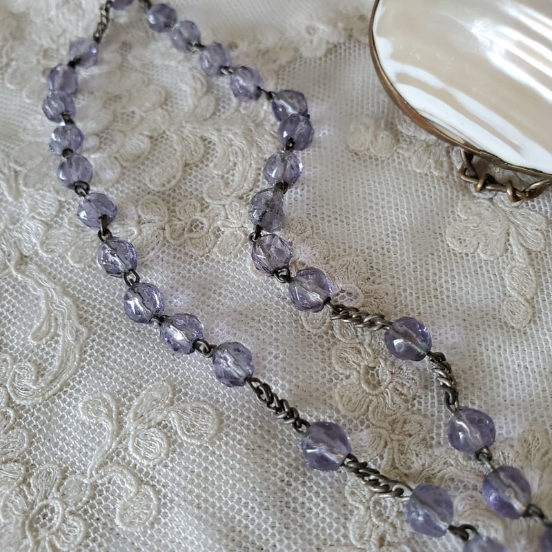 マザーオブパールのケースとロザリオ | リボンときどきネコ マザーオブパールのケースとロザリオ | リボンときどきネコ