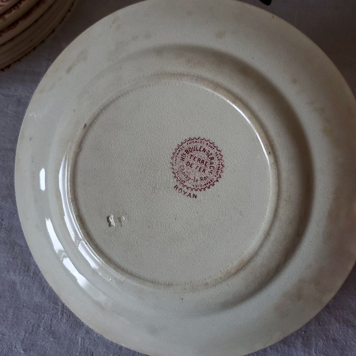 Choisy le roi 多色 手彩色 フランス 薔薇 リボン リラ Choisy le Roi