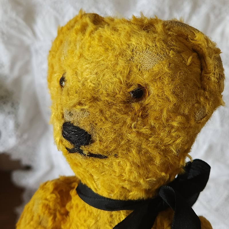 テディベア リス ぬいぐるみ 玩具 レモンイエロー アーティストベア