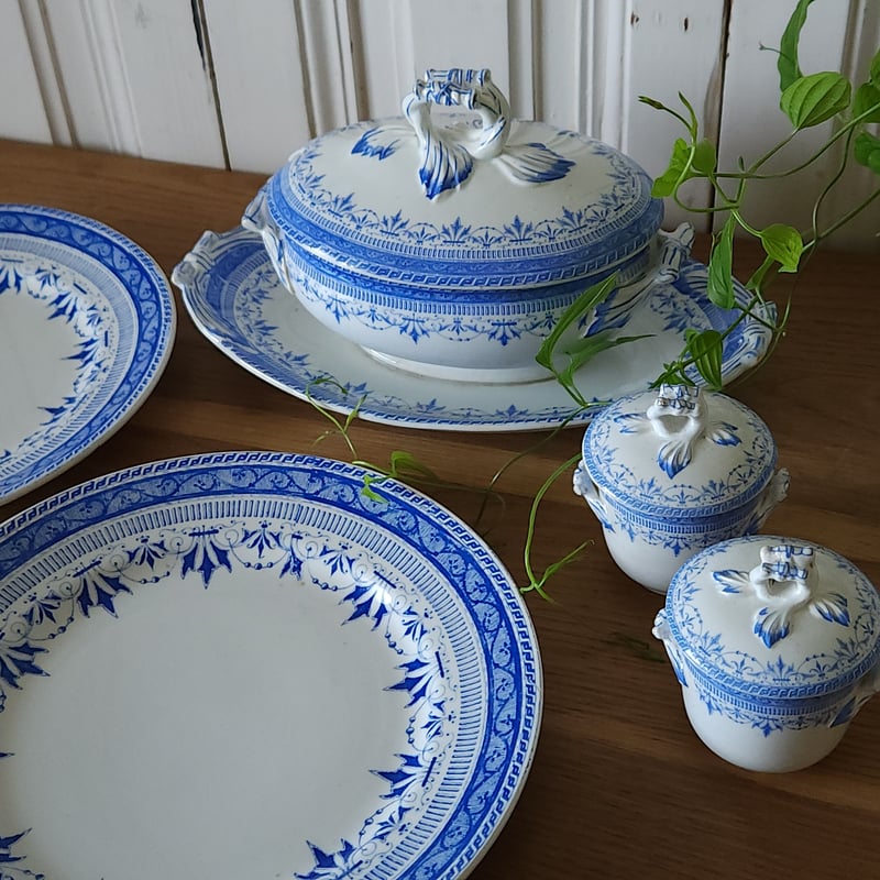 Creil et Montereau ディナープレート Gaulois2 | リボンときどきネコ