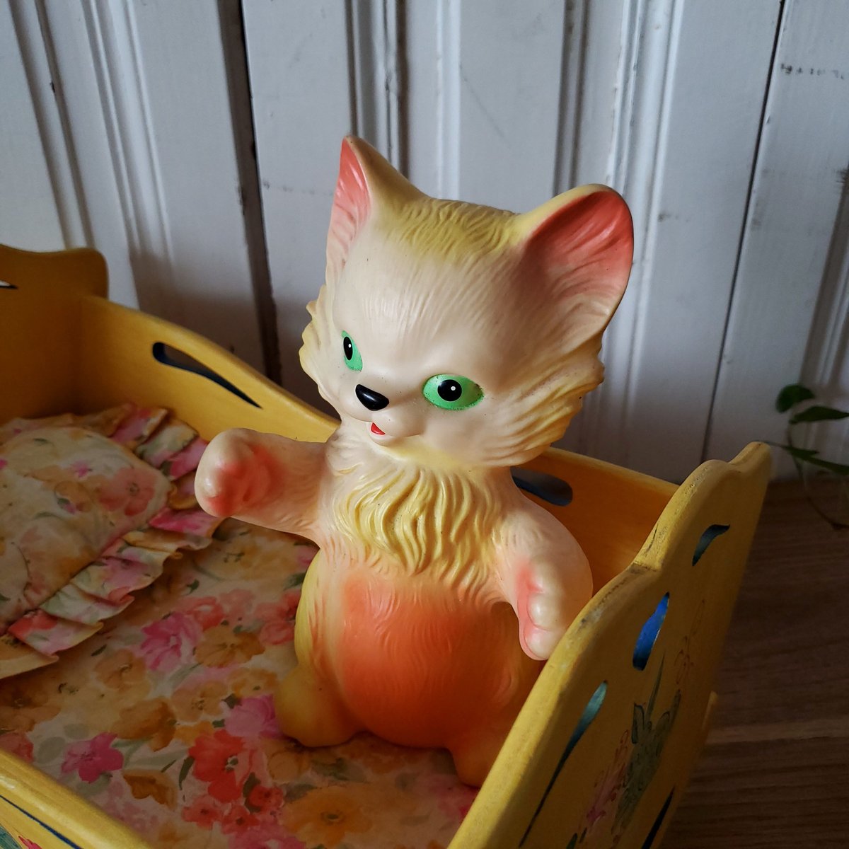 レア　stern社　rubber face ドール　ラバーフェイス　猫　ネコ 80s 90s Rubber Face Plush☆ラバーフェイスぬいぐるみ