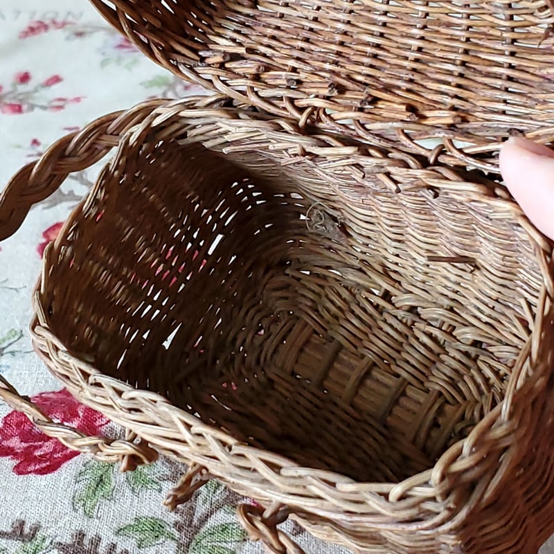 ❮ 希少❯フランス　アンティーク　ドール用パニエ　グリーンライン入り 希少❯フランスアンティークドール用パニエグリーンライン入り