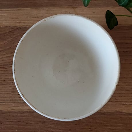 ツバメ柄青の小さめカフェオレボウル