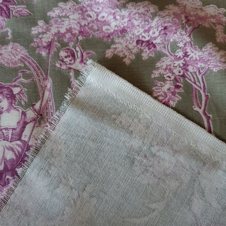 トワルドジュイ(Toile de jouy)ブランコの少女