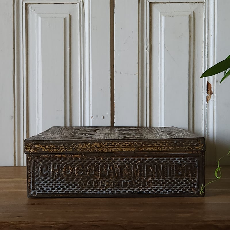Chocolat Menier アンティーク缶　2個セット フランスアンティーク | Chocolat Menier（ショコラ・メニエ