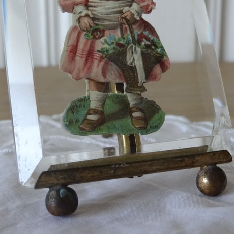 リボン厚ガラスフォトフレーム