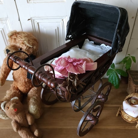 【希少品】アンティークデザイン ディスプレイ用・ドール用　バギー　カート ドールバギー | STORES