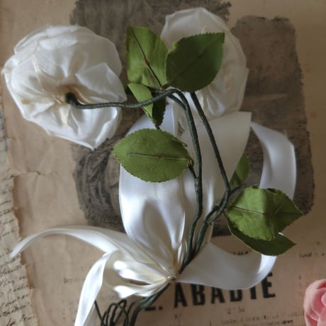 白い薔薇のブーケ