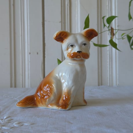 美品\"英国BESWICK製・フィギュリン／ワイヤーフォックステリア犬／約20cm 美品