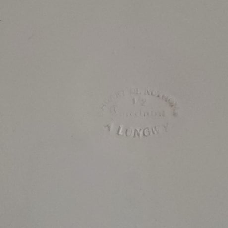 Longwy白の大皿