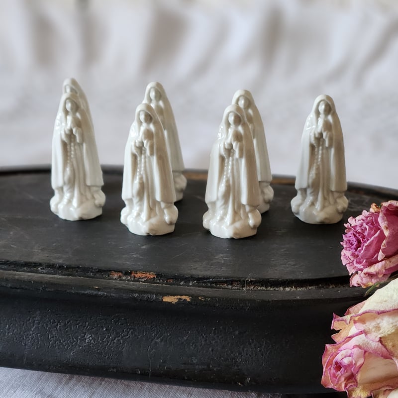 アンティーク 陶器人形 アンティーク マリア様 アンティークマリア像